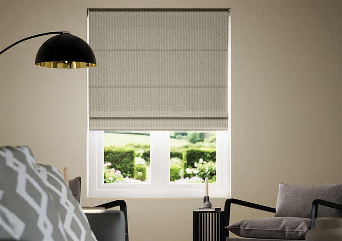 Laguna Weave, Marine Teal - Roman Blind - Image 3